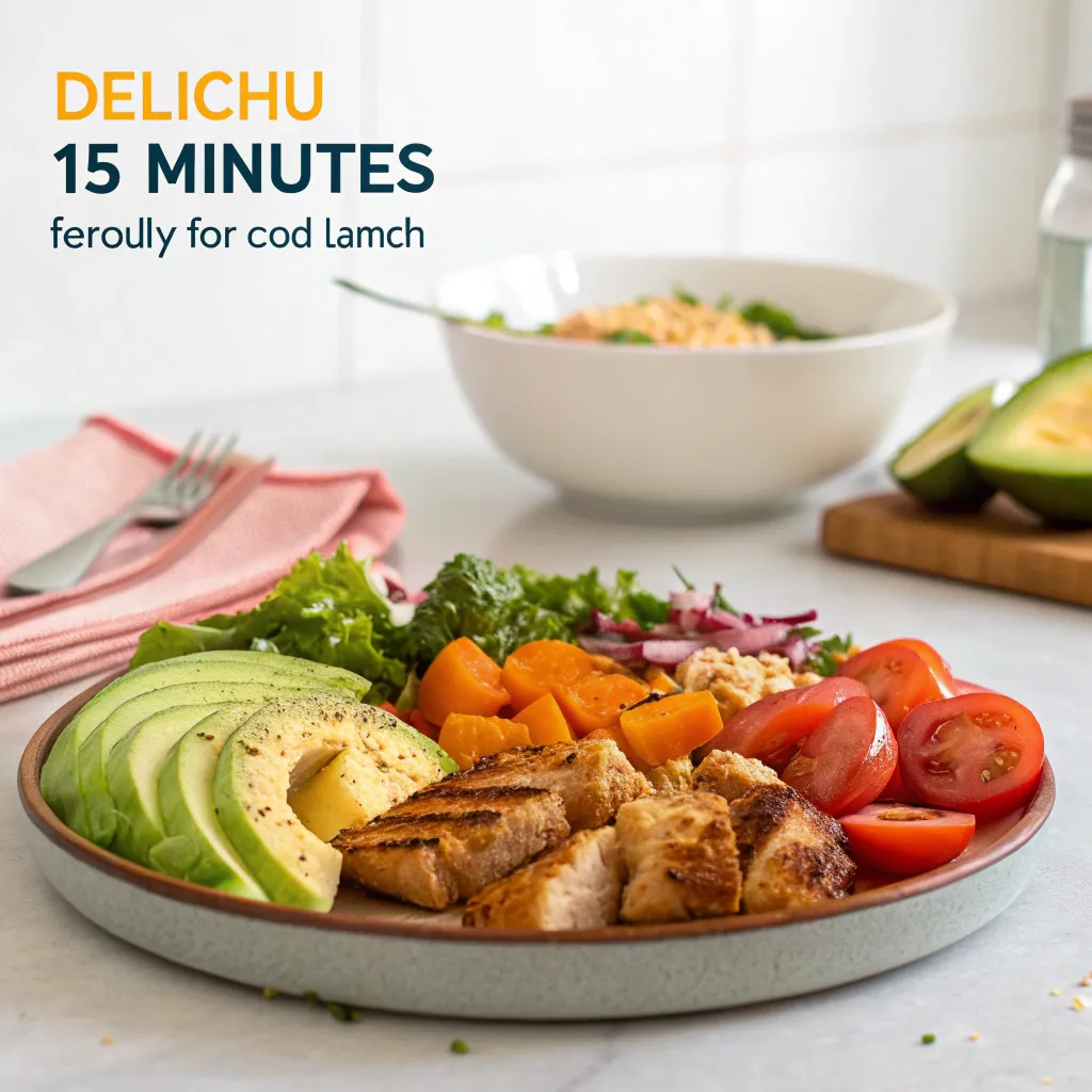 A delicious lunch ready in 15 minutes